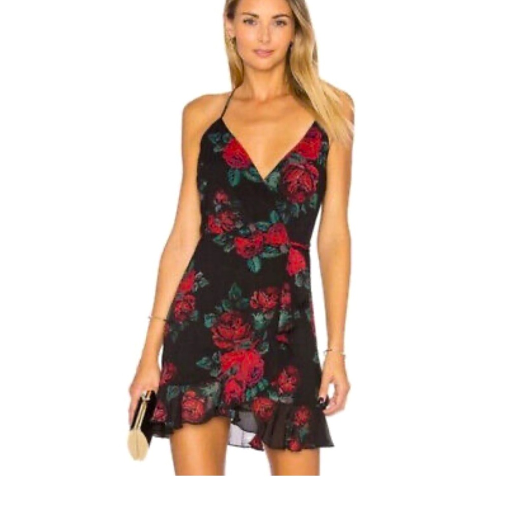 Lovers + Friends Gigi Wrap Dress Rose